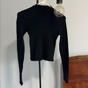 Black Long Sleeve Women's Top
